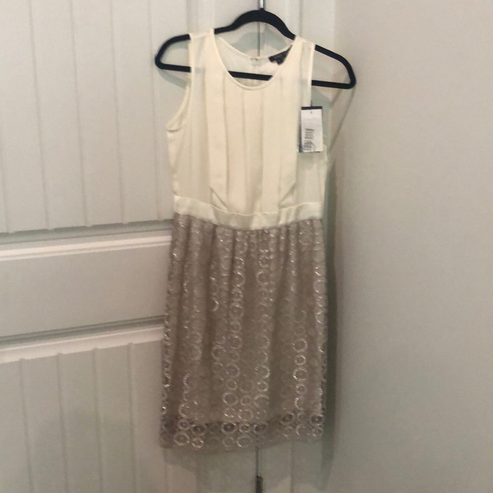 Beautiful Etcetera silk and lace dress
